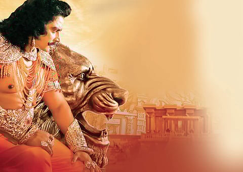 A still from 'Kurukshetra'.
