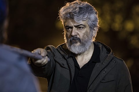 A still from Ajith Kumar-starrer 'Nerkonda Paarvai'. (Photo | YouTube Screengrab)