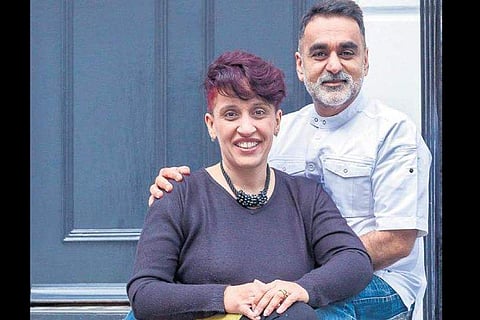 Chef Vineet Bhatia with wife Rashima