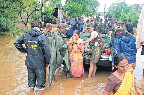 Karnataka: Pounded by rain, swept away by flood