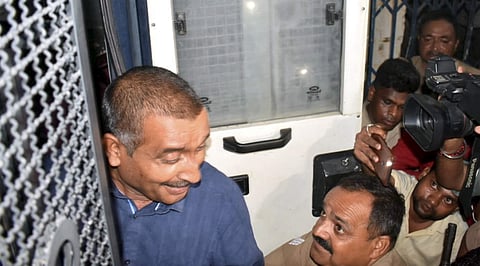 Main accused in Unnao rape case BJP MLA Kuldeep Singh Sengar being shifted from Sitapur prison to appear before Delhi court on 3 August 2019. (Photo | PTI)