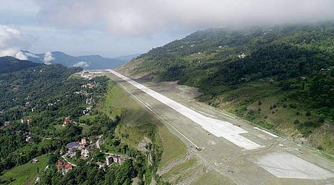 File Photo of a greenfield airport (Photo | Airports Authority of India)