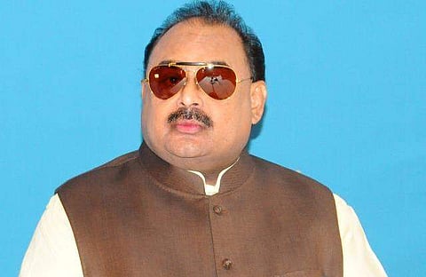 Pakistan's Muttahida Quami Movement (MQM) founder Altaf Hussain