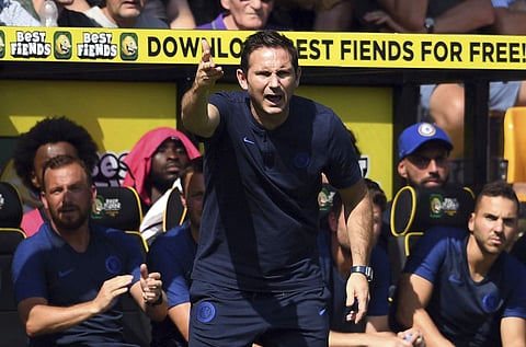 Chelsea manager Frank Lampard (Photo | AP)