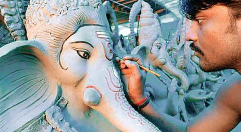 Ganesha idols (Photo |EPS)