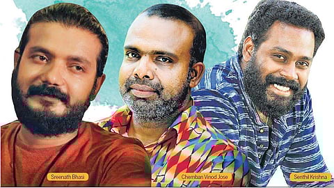 Shreenath Bhasi, Chemban vinod and Senthil Krishna