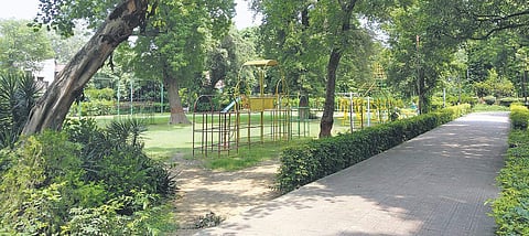 The park got a face-lift last year, with installation of an open gymnasium and a toilet block. (Photo | EPS)