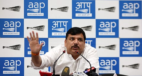 Senior Aam Aadmi Party leader Sanjay Singh
