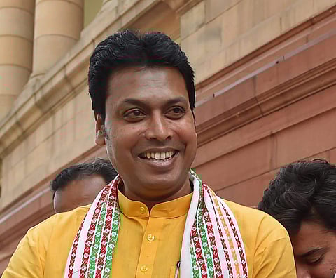 Tripura CM Biplab Kumar Deb (File | PTI)