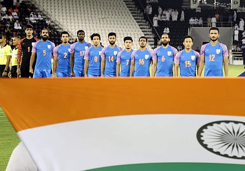 Indian football team (Photo | Indian Football Team Twitter)