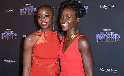 Actors Lupita Nyong'o and Danai Gurira. (Photo | AFP)