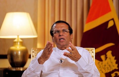 Sri Lanka President Maithripala Sirisena sacks five legislators ahead of presidential elections