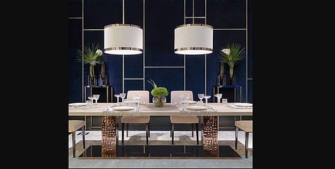 A Fendi Casa living room ensemble. (Photo | https://seetukohlihome.com)