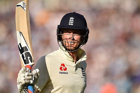 England's Joe Denly walks for 94 during play on the third day of the fifth Ashes cricket Test match between England and Australia. (Photo | AFP)