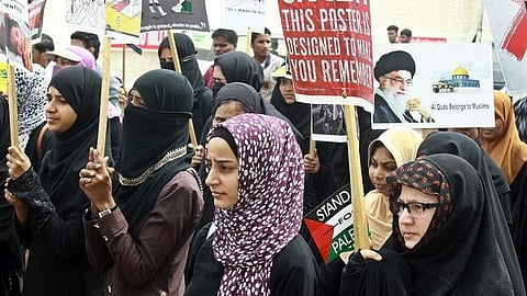 Women protest seeking implementation of Uniform Civil Code (File Photo)