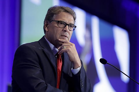 US Energy Secretary Rick Perry (Photo | AP)