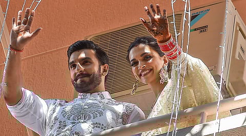 Bollywood actors Deepika Padukone and Ranveer Singh (File Photo | PTI)