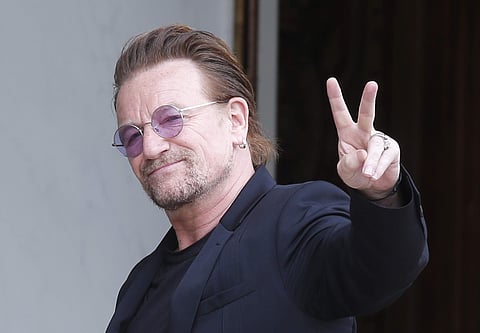 U2 singer Bono (AP Photo/Michel Euler, file)