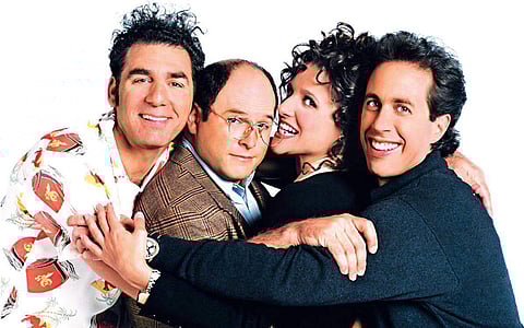 A stillf rom the series 'Seinfeld'.