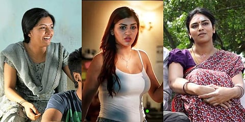 Stills from 'Sivappu Manjal Pachai', 'Zombie' and 'Magamuni'.