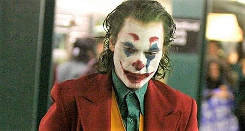 Hollywood actor Joaquin Phoenix as Joker