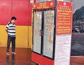 Public fridge
