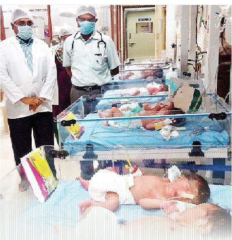 Sixty per cent of the NICU cases come from other hospitals across the city and neighbouring cities too.