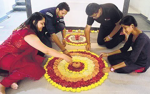 After Onam, Colive residents are now preparing for Dussera  | Pandarinath B