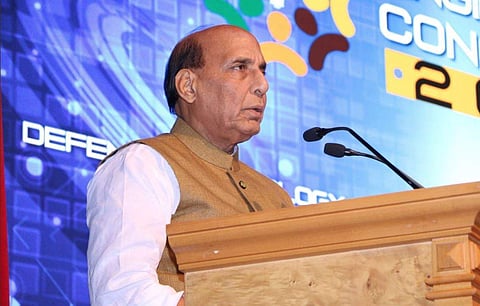 Defence Minister Rajnath Singh  (Photo | Twitter @rajnathsingh)