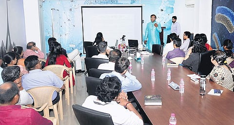 Chitravina N Ravikiran spoke at RK Electro Biotechnologies Institute   Debadatta Mallick