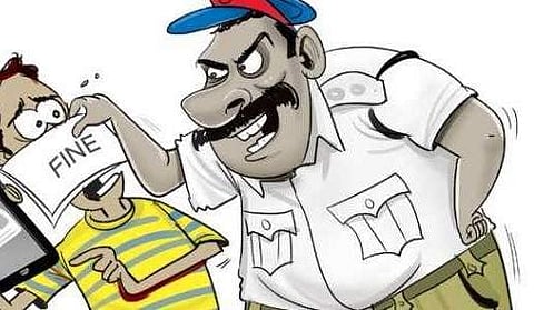 Bus driver in Noida 'mistakenly' issued challan for driving without helmet