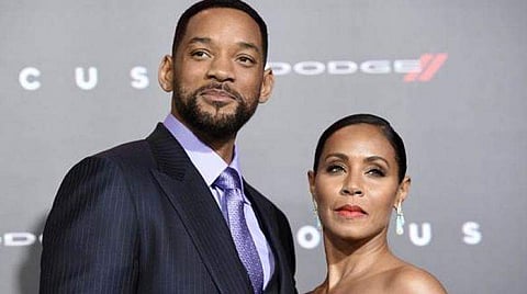 Hollywood actor Will Smith with his wife Jada Pinkett Smith. (Photo | AP)
