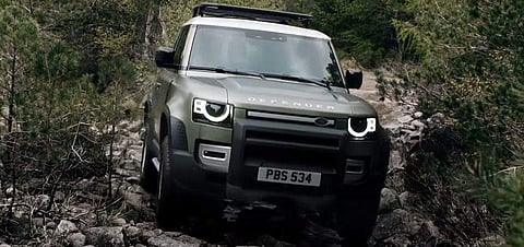 The new Land Rover Defender. (YouTube screengrab)