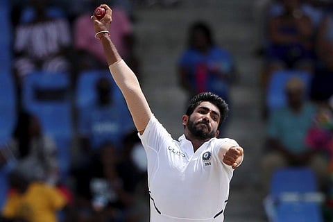Injury has delayed Jasprit Bumrah’s maiden bow in Tests at home  (Photo | AP)