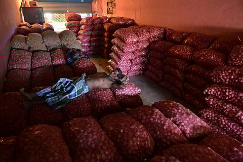 Onion prices are sky rocketing across the country  (Jawahar P| EPS)