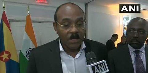Antigua Prime Minister Gaston Browne ( Photo | ANI Twitter )