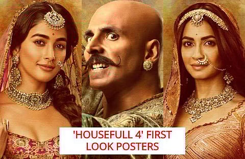Directed by Farhad Samji, 'Housefull' 4 boasts of a stellar cast including Akshay Kumar, Kriti Sanon, Riteish Deshmukh, Bobby Deol, Kriti Kharbanda, Pooja Hegde, Rana Daggubati, among others. (Photo | Twitter)