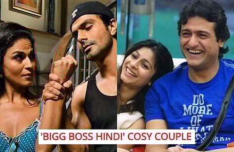 As 'Bigg Boss Hindi' is set to return with Salman Khan as its host on September 29, we take a look at the couples who got too comfortable and cosy in front of the camera.