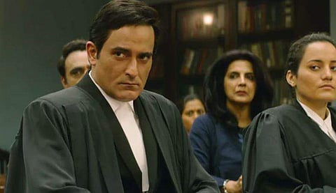 Bollywood actor Akshaye Khanna in 'Section 375' movie. (Photo | YouTube Screengrab)