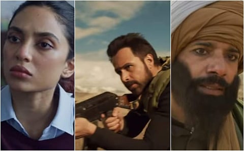 Emraan Hashmi, Sobhita Dhulipala, Vineet Kumar Singh play undercover agents in Netflix series 'Bard of Blood'. (YouTube screengrabs)
