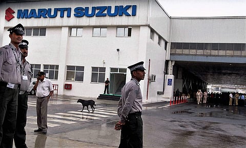 Maruti Suzuki factory (Photo | AP)