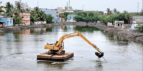 Work underway to revive Ennore’s Thamarai Kulam | Express