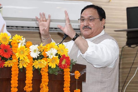 BJP working president JP Nadda (Photo | Twitter/@JPNadda)