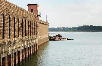 Heavy rains have made rivers in Hyderabad's neighbouring districts swelled up (Photo|EPS)