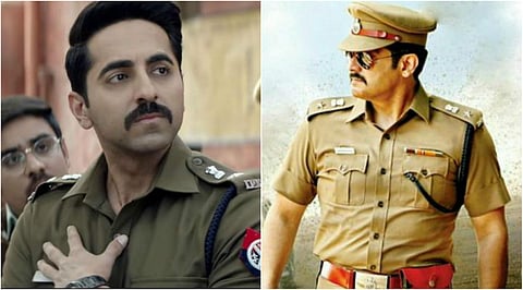 Ayushmann Khurrana (L) and Ajith Kumar