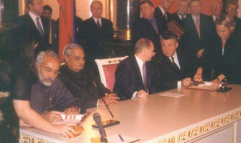 PM Modi reminisces 2001 Russia visit as Gujarat CM