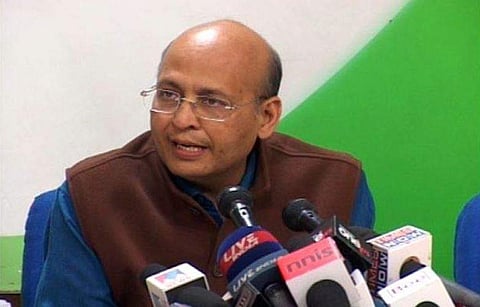 Congress spokesperson Abhishek Manu Singhvi. ( Photo | Twitter )