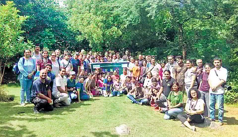 Snapshot from a previous walk at Asola Bhatti Wildlife Sanctuary
