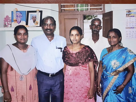 ISRO Chairman Dr Kailasavadivoo Sivan with his family