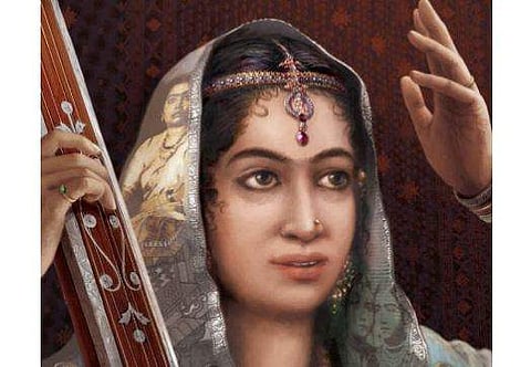 The cover photo of the book, Tawaifnama.